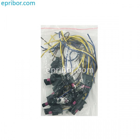 Разъём 1-1718644-1 AMP` розетка 3-х конт. MCON 1.2,  сдвижной фиксатор, с проводами+++